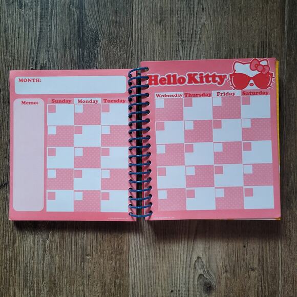 New Hello Kitty “Hello Fabulous” Claire’s Undated Planner – Sanrio, Zip Sleeve - Picture 6 of 10